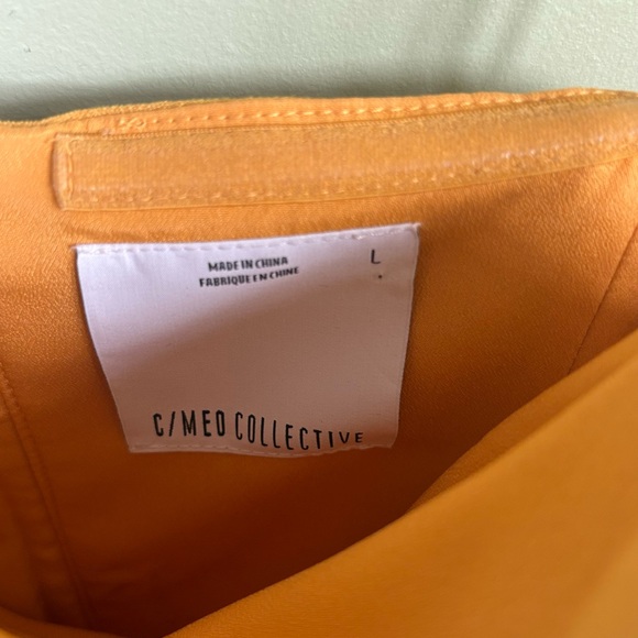 C/MEO Collective Vibrant yellow/gold hi/lo Dress - Picture 6 of 9